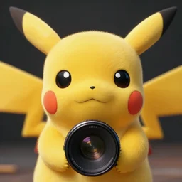closeup portrait of pickachu, depth of field, zeiss lens, detailed, symmetrical, centered, fashion photoshoot, by Annie Leibovitz and Steve McCurry, David Lazar, Jimmy Nelsson, Breathtaking, 8k resolution, extremely detailed, beautiful, establishing shot, artistic, hyperrealistic, beautiful face, octane render