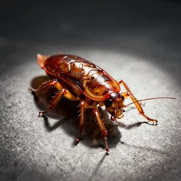 Pinup art of a cockroach