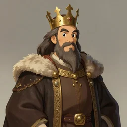 portrait of medieval old king, artstation, cartoon, elegant highly detailed digital painting, concept art, smooth, sharp focus, illustration, art by ghibli, makoto shinkai, don bluth, fujita goro, giraud, tom whalen, atey ghailan, akihiko yoshida, fadeev