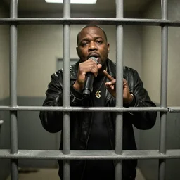 photo of miles bridges singing in jail cell