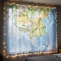 curved translucent drapes detailed weathermap, pixel perfect photograph, high contrast, volumetric lighting, thin glowing lights, bedroom, visor, users, pair of keys