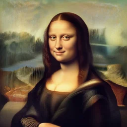 a beautiful portrait of scarlett johansson painted by leonardo da vinci