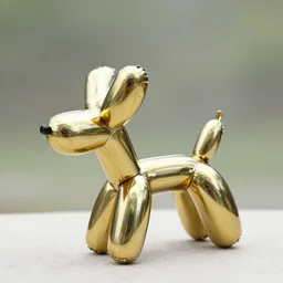 animal balloon shaped metal dog