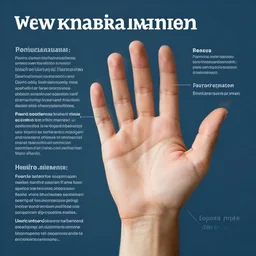 wikipedia definition of a human hand, infograph