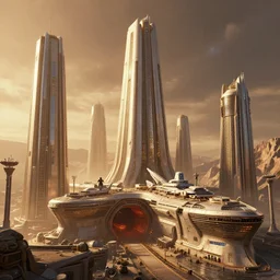 warm, detailed cinematic scifi render of 3 d sculpt of tron jabbas palace cybertron'tyrell headquarters'military john harris subway tunnel hoover dam'aircraft carrier tower'megalithic tower structure city, beeple, halo, star wars, ilm, star citizen, halo, mass effect, high tech industrial, artstation unreal, nebula