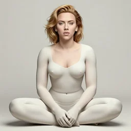 highly detailed, intricate, elegant, portrait, symmetrical scarlett johansson sitting a ( symmetrical kawasaki ninja )!!, post apocalyptic city landscape, wide angle lens, dramatic lighting, symmetrical apocalyptic cityscape, 3 d octane render, unreal engine 5, concept art, artgerm, full colour, vogue cover