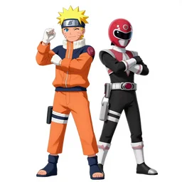 naruto versus power rangers