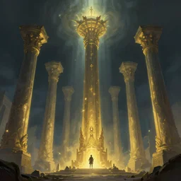 pillars of bismuth mythos legendarium. lighting by james gurney. trending on artstation. digital art. masterpiece by the great artists.