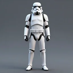 highly detailed full body shot of storm trooper, full body shot, unreal engine, fantasy art by greg rutkowski, loish, rhads, makoto shinkai and lois van baarle, ilya kuvshinov, rossdraws, tom bagshaw, global illumination, radiant light, detailed and intricate environment