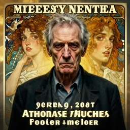 hyperrealist portrait of a thin mean old man by jeremy mann and alphonse mucha, fantasy art, photo realistic, dynamic lighting, artstation, poster, volumetric lighting, very detailed faces, award winning