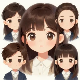 ultra cute anime girl portraits, chibi art, painting by gaston bussiere, craig mullins, j. c. leyendecker