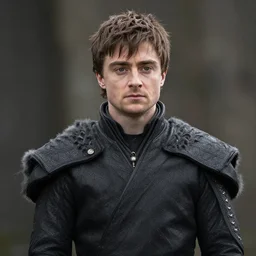 daniel radcliffe in game of thrones, live action film, cinematic photo, clear hd image