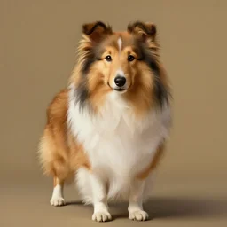 a weredog shetland sheepdog, elegant, highly detailed, digital painting, concept art, smooth, sharp focus, illustration, art by artgerm and greg rutkowski and alphonse mucha,artstation,deviantart,FAN ART,Unreal Engine,face enhance,8K,golden ratio,cinematic lighting H 704