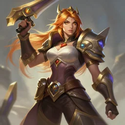 Cara Delavigne as a League of Legends champion, trending on Art Station
