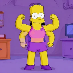 muscular lisa simpson,