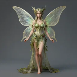 a detailed full-body photo of fairy woman, ultra detailed, by Tomasz Alen Kopera and Peter Mohrbacher