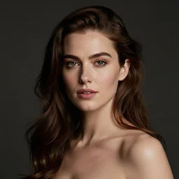 portrait of a beautiful english female, studio lighting, ultra high definition