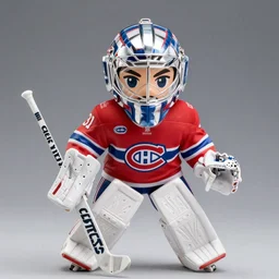 Carey Price Goaltender, An anime Nendoroid of Carey Price, goalie Carey Price, number 31, Montreal Habs Canadiens figurine, detailed product photo
