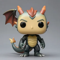 a funko pop of a dragon, photo studio, professional photo, artstation trend, hdr