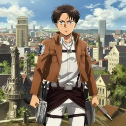 “ donald trump as a pure titan, attack on titan, shingeki no kyojin, film still, wide open city ”