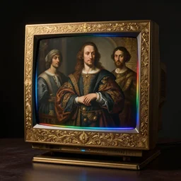 still life of ornate chinese computer crt screen by hieronymus bosch, rgb strip underglow, baroque painting, perfect composition, detailed octane render trending on artstation, 8 k artistic photography, volumetric cinematic perfect light, chiaroscuro, masterpiece, raphael, caravaggio, beksinski, rutkowski
