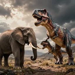 elephant and t - rex!!!!!!!!! hybrid!!!!!!!!!
