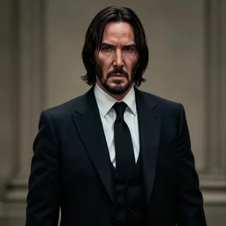 portrait of john wick, cinematic photography, 8k