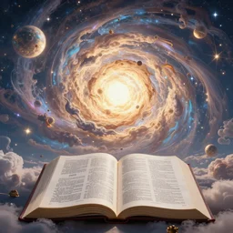 the firmament from biblical cosmology 8 k hyperrealism
