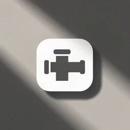 a modern logo of pipe, minimalistic icon, vector, app icon, oversimplified logo