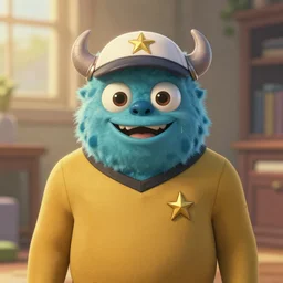 cute star trek officer honey monster, natural lighting, path traced, highly detailed, high quality, digital painting, by don bluth and ross tran and studio ghibli and alphonse mucha, artgerm