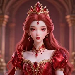 princess of ruby, ornate, intricate, hyper detailed, stunning, 4 k, octane render