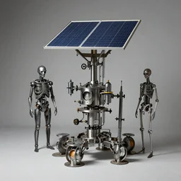 solarpunk human technologies by david caspar friedrich, hr giger, Jean-Michel Basquiat