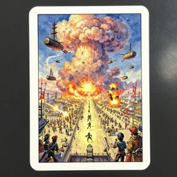 dixit card, vanishing point, docks, airships, banners, parade, war scene, explosions, flak, skypirate, porko rosso, foreground watcher, cumulonimbus, intricate, amazing composition, colorful watercolor, by ruan jia, by maxfield parrish, by shaun tan, by nc wyeth, by michael whelan, by escher, illustration, volumetric, bloom, sun puddle