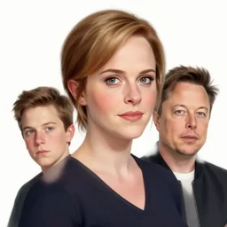 elon musk as emma watson, greg rutkowski, trending on art station