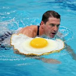 Ted Cruz is swimming inside an over-easy egg