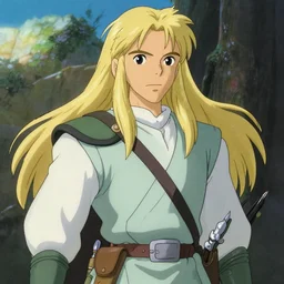 Legolas in an 80s anime version of Lord of the Rings, very detailed, ultra realistic, handpainted, Satoshi Kon, Hiyao Miyazaki, Katsuhiro Otomo