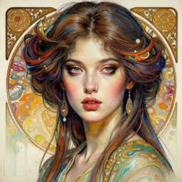 a beautiful woman portrait as hiper detailed inkdrop in water, intricate detailed color oilpaint, 3 d render, hyper realistic detailed portrait, acrilic fluid art, elegant, intense colors, ruan jia, wlop. scifi, fantasy, hyper detailed, wide shot, octane render, concept art, by peter mohrbacher, by alphonse mucha, by wlop, by ru
