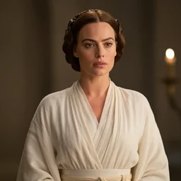 Margot robbie as princess Leia