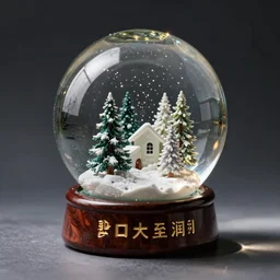 epoxy resin snow globe
