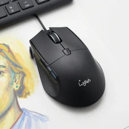 logitech mx master 3, painting by picassso