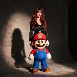 kate bush as super mario