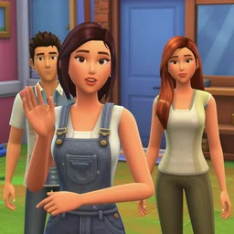 korean film still from korean adaptation of the sims 2