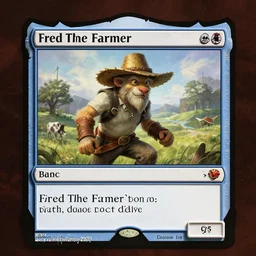 ''Fred The Farmer'' Magic The Gathering Card