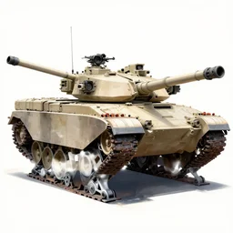 concept art of m 1 abrams tank with robotic legs