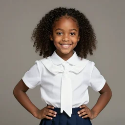 beautiful black girl in girl scout uniform posing happy. made in abyss art style, sharps focus, cute detailed artwork, anatomically correct, soft details, ilya kuvshinov, reflection, perfect composition, wallpaper mobile, illumination, digital art, detailed anime soft face, symmetrical face, western comic, illustration, realistic, nazism, smooth, lois van baarle, gold ration