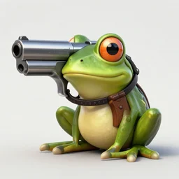 frog - shaped pistol concept art 4 k