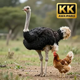 a hybrid between an ostrich and a chicken, photography, award winning, documentary, wildlife, national geographic channel, discovery channel, 8 k