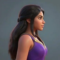 side - profile painted portrait, maya ali, sorcerer, clash of clans, unrea enginel, dynamic lighting, smooth, gaudy colors, octane render aesthetic, matte painting concept art, official fanart behance hd artstation by jesper ejsing, by rhads and makoto shinkai and lois van baarle and ilya kuvshinov and rossdraws
