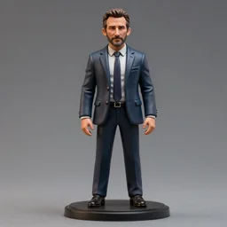 bradley cooper in suit and tie, hand painted figurine, deluxe, hyperdetailed, artstation, cgsociety, 8 k