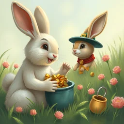 the rabbit finally gets the lucky charms